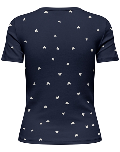 JDY - JDYLucky O-Neck T-Shirt - Black Iris